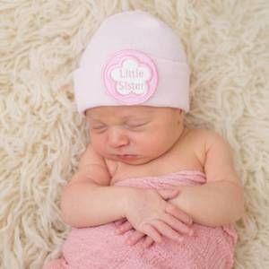 NEW ILYBEAN little sister nursery cap in pink